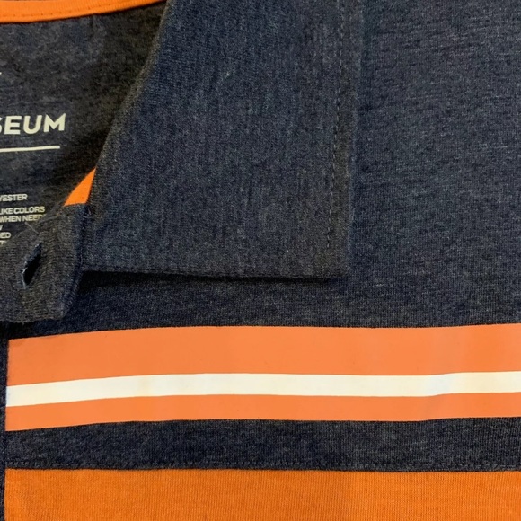 NWT Auburn Tigers Polo Golf Shirt Coach Stripes SizeL - Picture 7 of 7